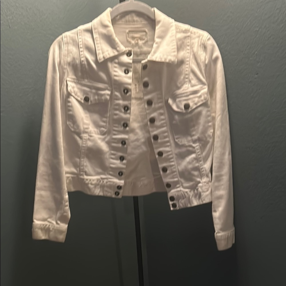 Current/Elliot White Denim Jacket